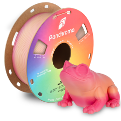 Polymaker Panchroma mat gradient PLA filament 1 kg, forr (pink-fersken)