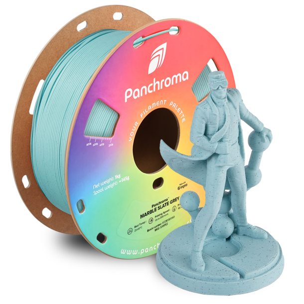 Polymaker Panchroma marble PLA filament 1 kg, gr marmor
