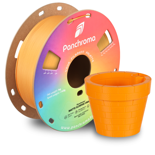 Polymaker Panchroma mat PLA filament 1 kg, orange
