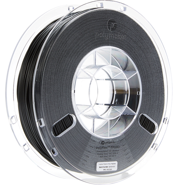 Polymaker PolyFlex TPU-90 filament 750 g, sort