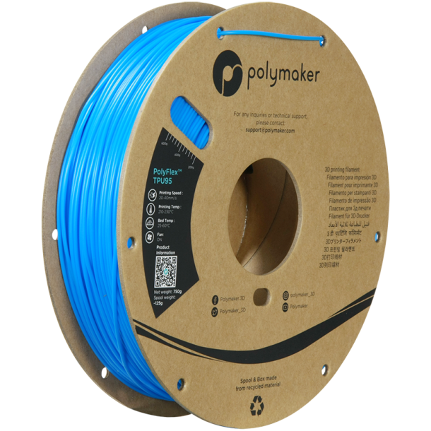 Polymaker PolyFlex TPU filament 750 g, bl