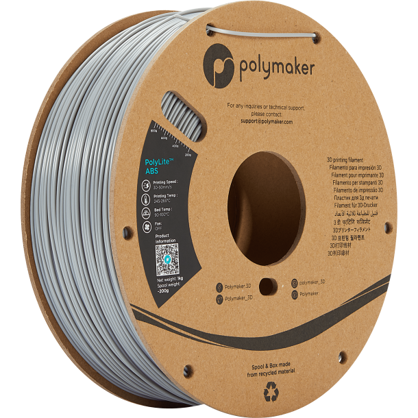 Polymaker PolyLite ABS filament 1 kg, gr