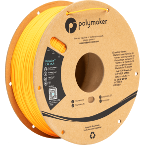 Polymaker PolyLite LW-PLA letvgt filament 800 g, orange