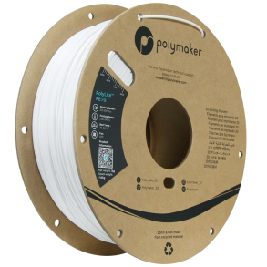 Polymaker PolyLite PETG filament 1 kg, hvid