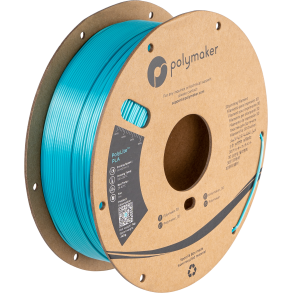 Polymaker PolyLite silk PLA filament 1 kg, lysebl