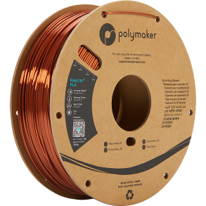 Polymaker PolyLite silk PLA filament 1 kg, bronzefarvet