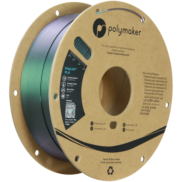 Polymaker PolyLite Starlight PLA filament 1 kg, Comet