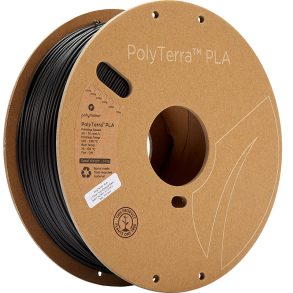 Polymaker PolyTerra PLA filament 1 kg, sort
