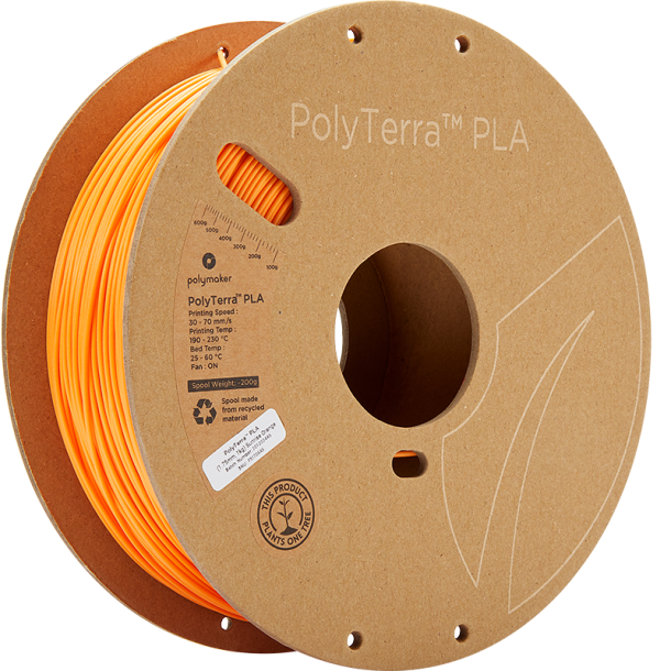 Polymaker PolyTerra PLA filament 1 kg, orange