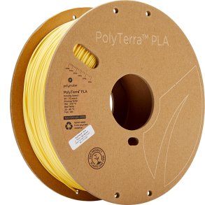 Polymaker PolyTerra PLA filament 1 kg, banan gul