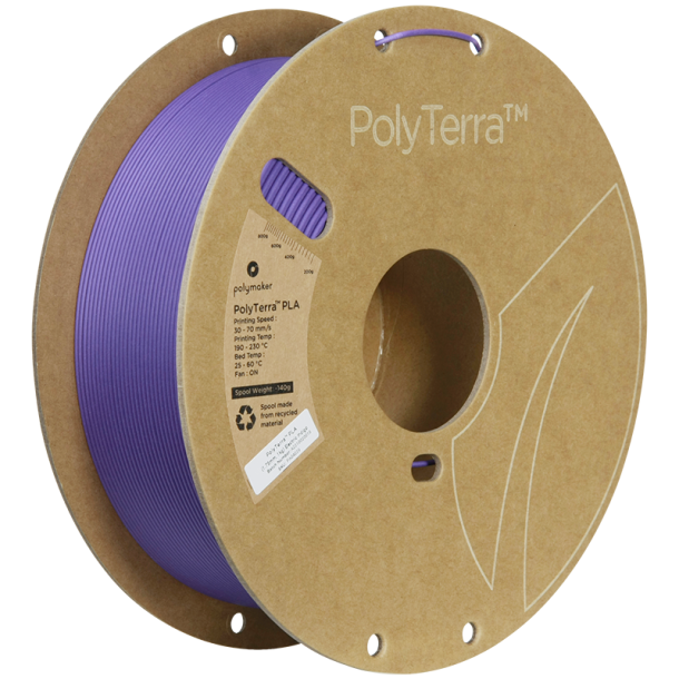 Polymaker PolyTerra PLA filament 1 kg, Electric Indigo (lille)