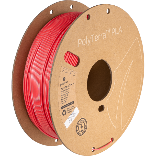 Polymaker PolyTerra PLA filament Dual Colour 1 kg, pink/rd