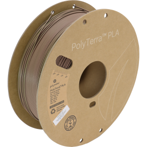 Polymaker PolyTerra PLA filament Dual Colour 1 kg, mrkegrn/brun
