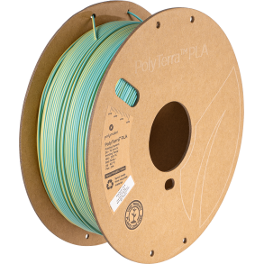 Polymaker PolyTerra PLA filament Dual Colour 1 kg, blgrn/gul