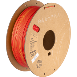 Polymaker PolyTerra PLA filament Dual Colour 1 kg, rd/gul