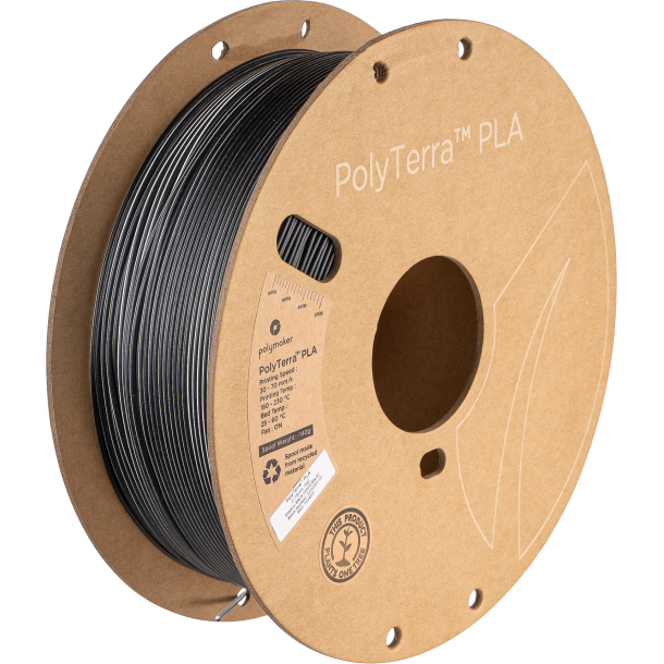 Polymaker PolyTerra PLA filament Dual Colour 1 kg, hvid/sort