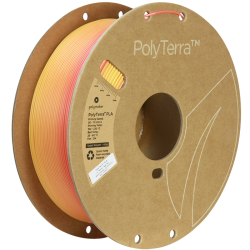 Polymaker PolyTerra Gradient PLA filament 1 kg, efterr (orange-rd)