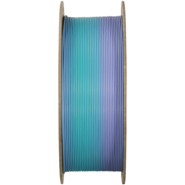 Polymaker PolyTerra Gradient PLA filament 1 kg, vinter (isbl-lilla)