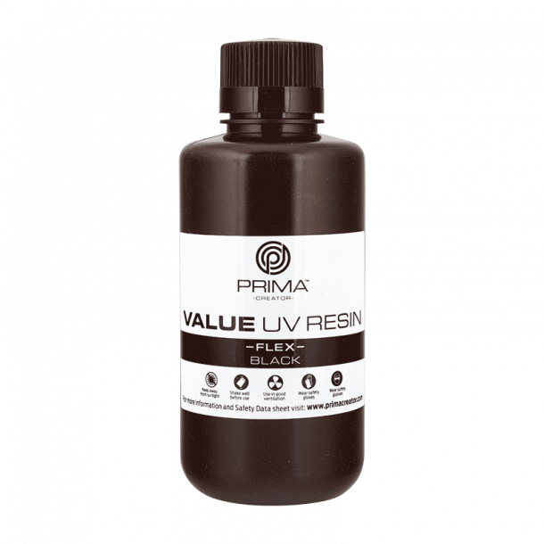 PrimaCreator Value UV/DLP FLEX resin 1000 ml, sort