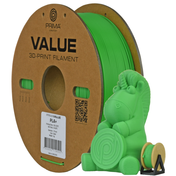 PrimaValue PLA+ filament 1 kg, grn