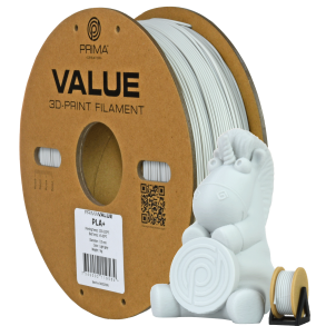 PrimaValue PLA+ filament 1 kg, lysegr