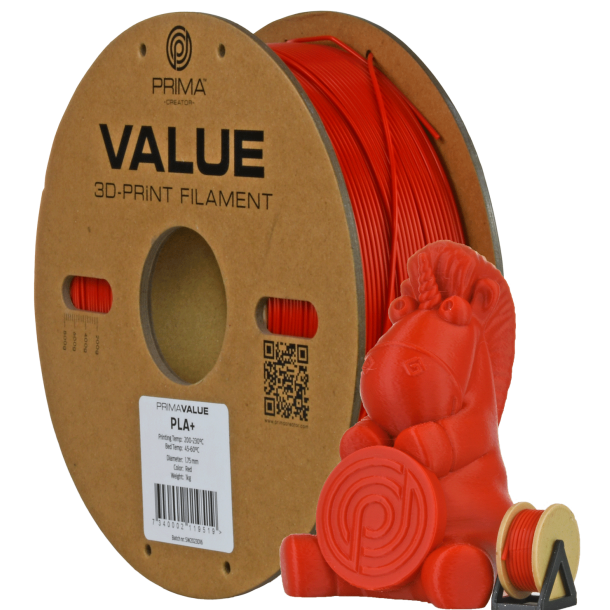 PrimaValue PLA+ filament 1 kg, rd