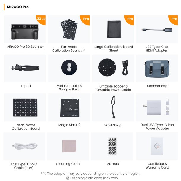 Revopoint Miraco Pro 3D scanner