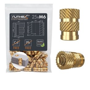 Ruthex gevindindsats, M6