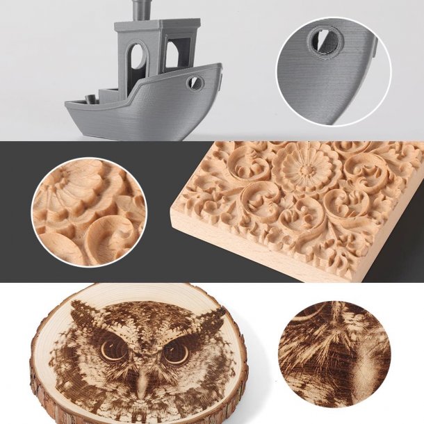 Snapmaker 2.0 A350T, modulr 3-i-1 3D printer inkl. indbygningskasse, 320 x 350 x 330 mm