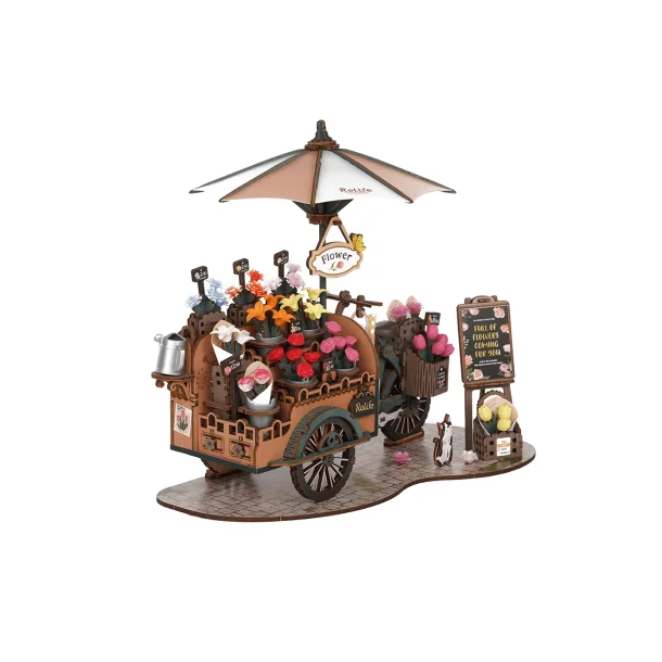 Miniature byggest i tr, Blossom Cart
