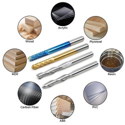 TwoTrees CNC bits, st med 40 stk.