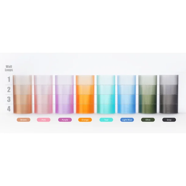 Bambu Lab PETG filament 1 kg, transparent