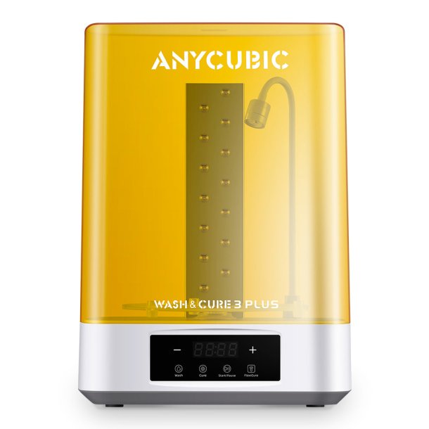 Anycubic Wash &amp; Cure 3 Plus, rensning og hrdning af DLP print