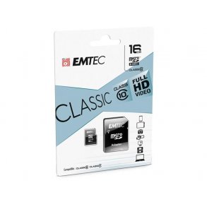 16 GB Emtec MicroSDHC Class 10