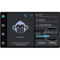 Creality Falcon A1 Pro 20W diode laserskrer med cover