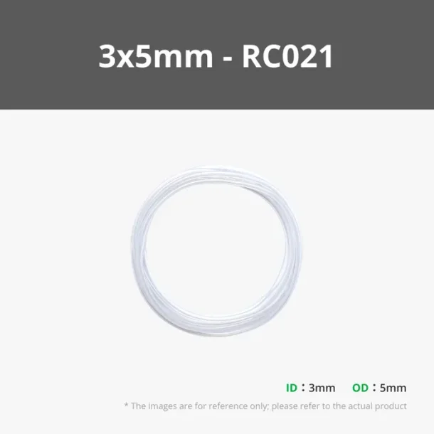 Bambu Lab silicone slange - 3/5 mm, 2 meter