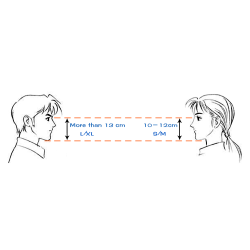 Fullface dykkermaske med GoPro beslag, S/M