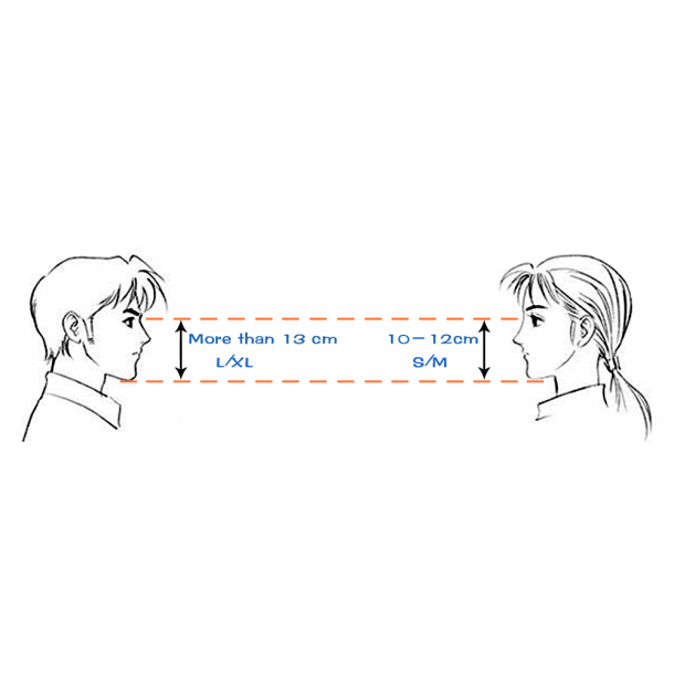 Fullface dykkermaske med GoPro beslag, S/M