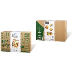 Miniaturehus byggest i tr med LED lys, Kevin's Studio