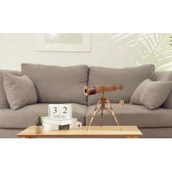 Mekanisk 3D byggest i tr, teleskop