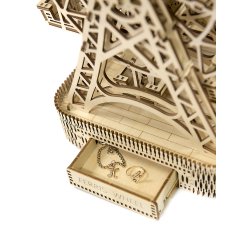 Mekanisk 3D byggest i tr, pariserhjul