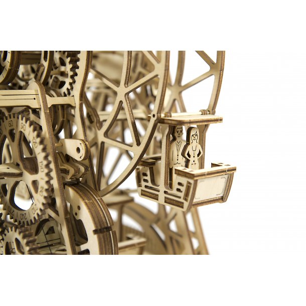 Mekanisk 3D byggest i tr, pariserhjul