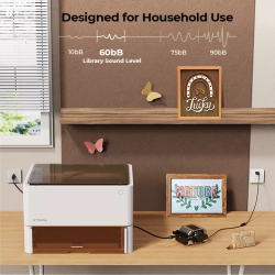 xTool M1 forhjningsbase med Honeycomb arbejdsplade