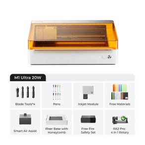 xTool M1 Ultra 20W 4-i-1 hndvrksmaskine, deluxe bundle