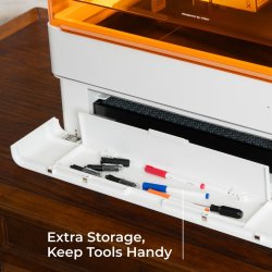 xTool M1 Ultra forhjningsbase med Honeycomb arbejdsplade