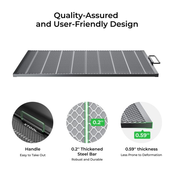 xTool P2 Honeycomb arbejdsplade V2