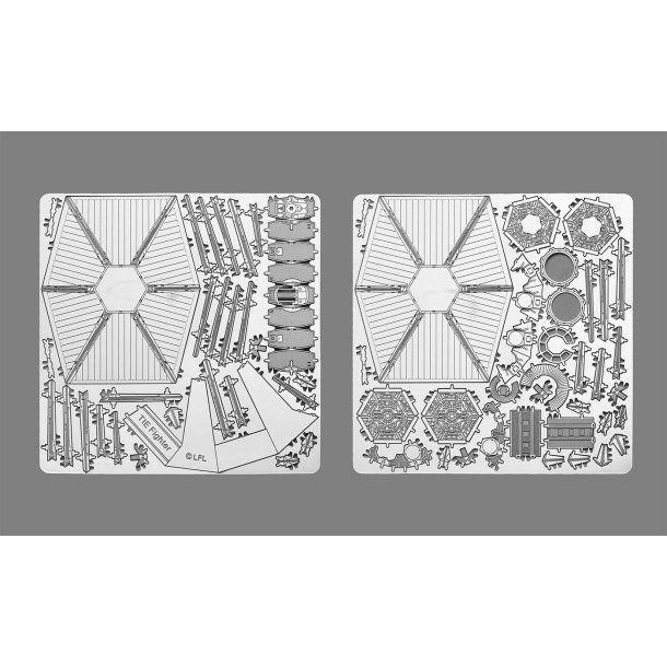 Star Wars Imperial TIE Fighter metal byggest