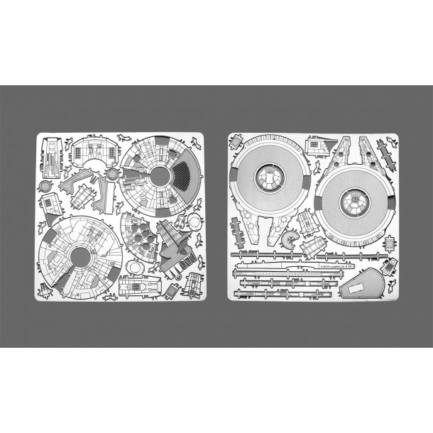 Star Wars Millennium Falcon metal byggest