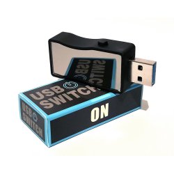 USB tnd/sluk knap